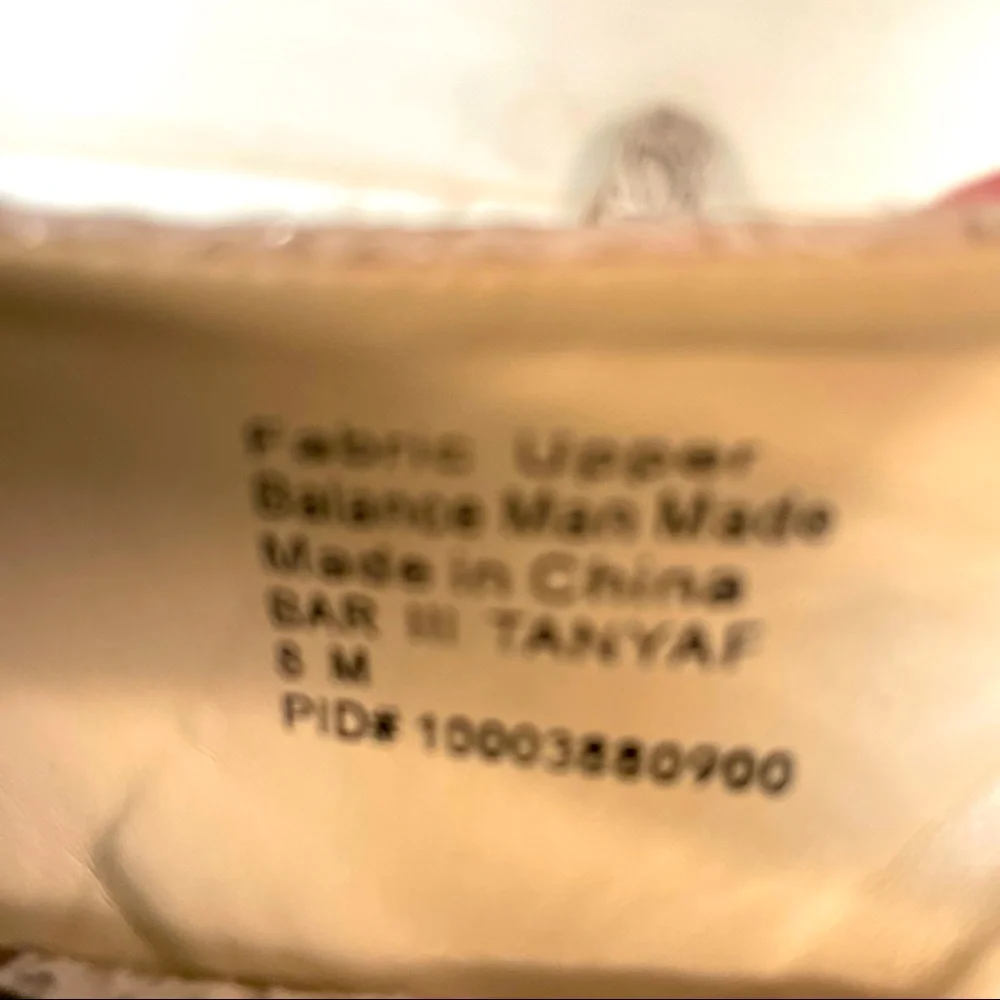 Bar III Snake Look Cream Black Sling-Back Heels Tanyaf Size 8 - Picture 7 of 8